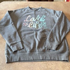 Women’s unsalted coast sweatshirt, size medium